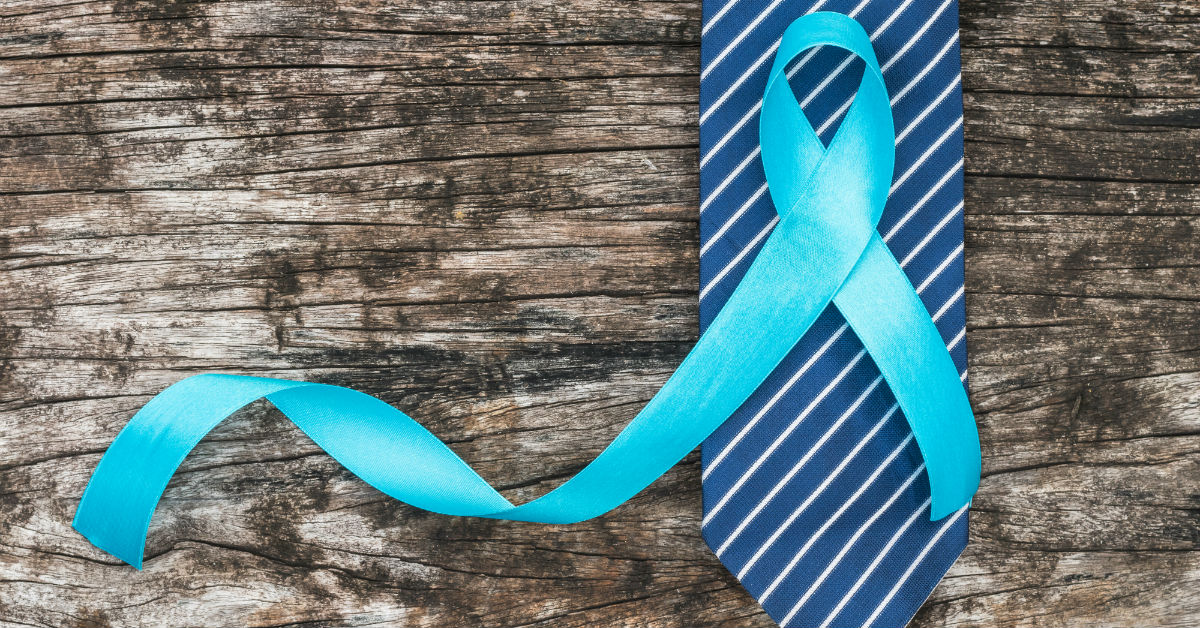 Blue ribbon for prostate cancer awareness