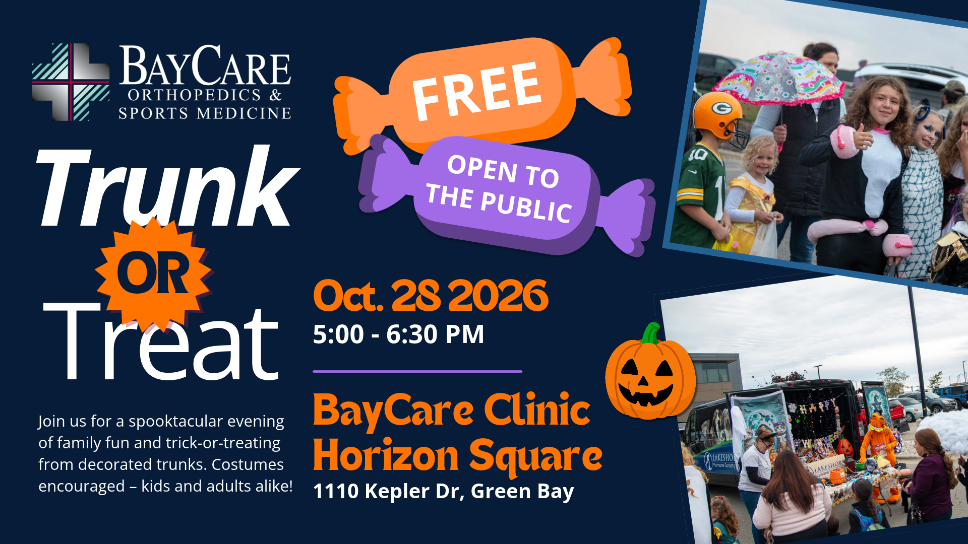 Trunk or Treat at BayCare Clinic Horizon Square
