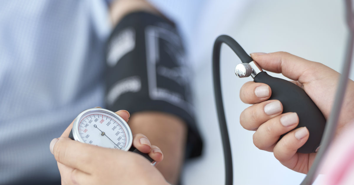 Blood pressure reading