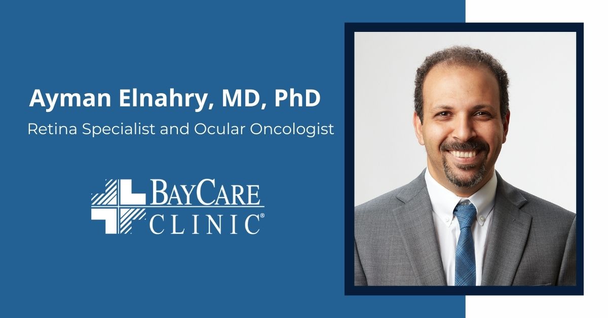 BayCare Clinic Eye Specialists Welcomes Ayman Elnahry, MD, PhD