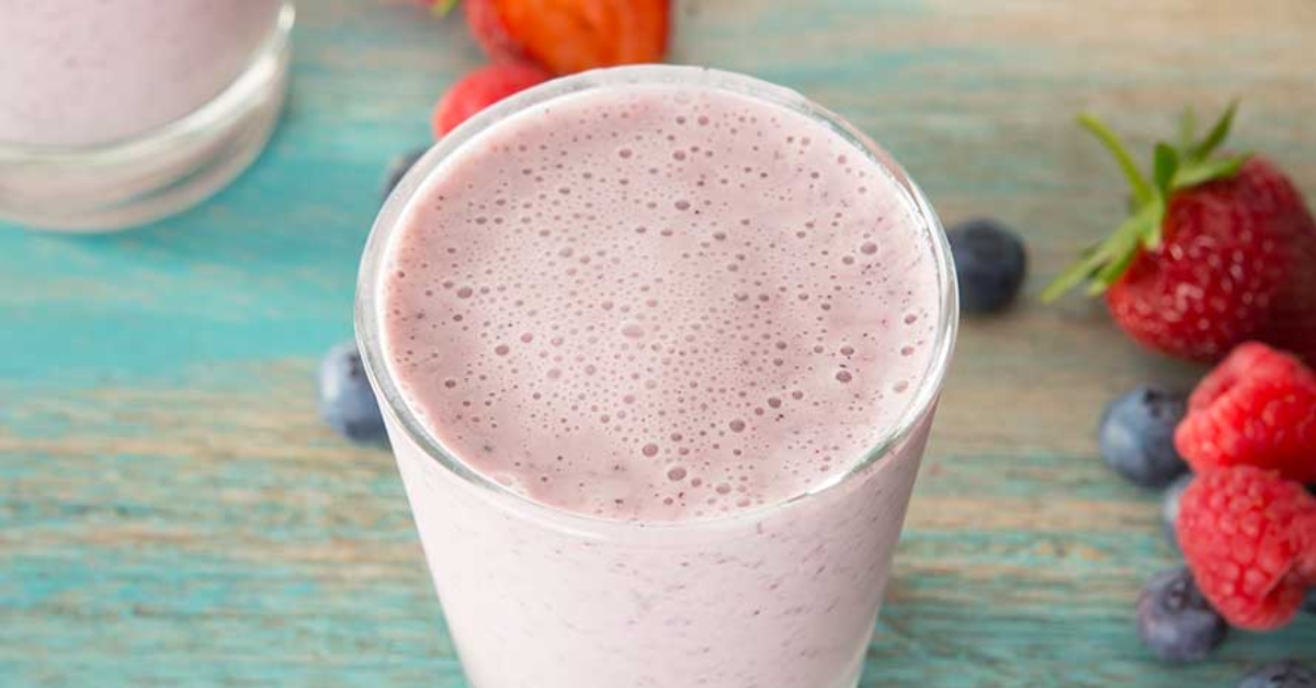 Smoothie in a glass