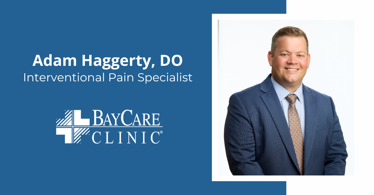Adam Haggerty, DO joins BayCare Clinic Pain & Rehab
